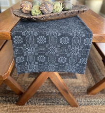 GETTYSBURG BLACK/GRAY SHOWER CURTAIN